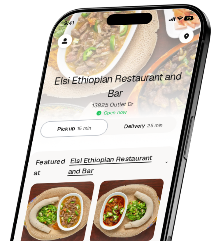 Elsi Ethiopian Restaurant and Bar app preview